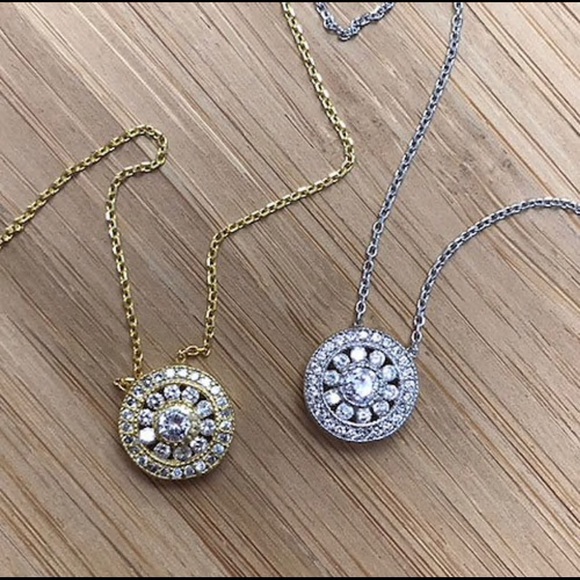 ZD Jewelry - Cubic Zirconia Sterling Silver or Vermeil Pendant